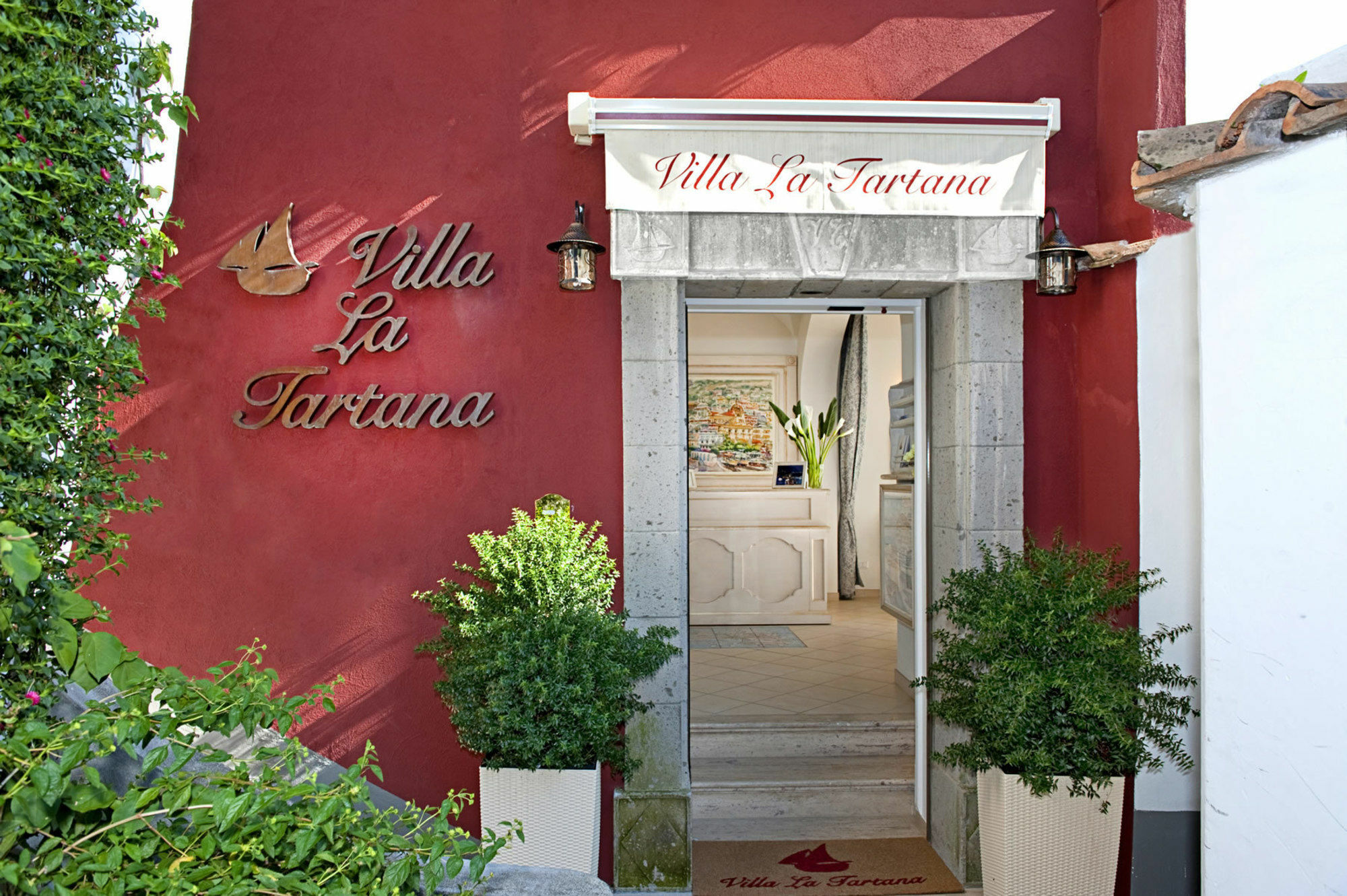 Villa La Tartana Positano Eksteriør billede